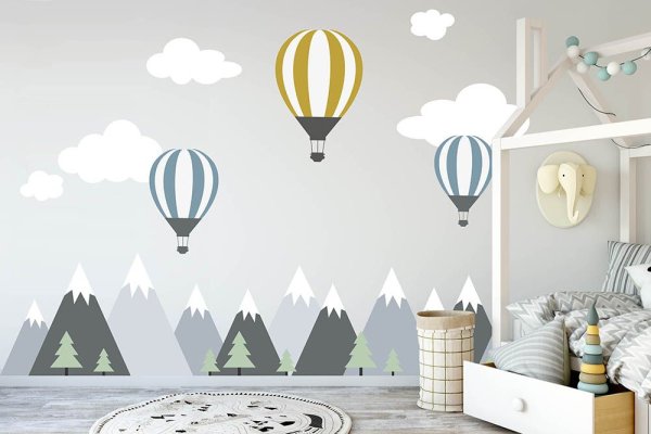 Горы Скандинавский стиль вектор