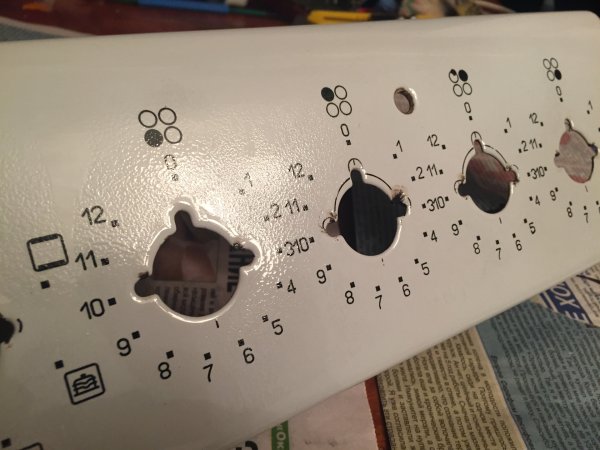 Наклейки индикаторные для электроплиты Индезит