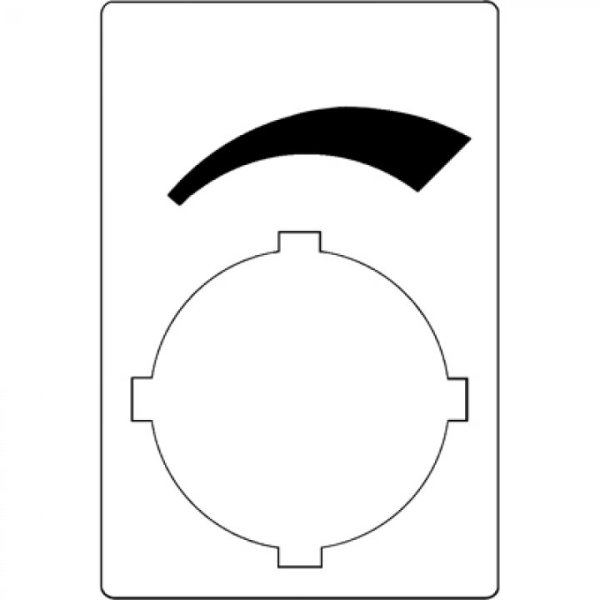 Шильдик для переменного резистора