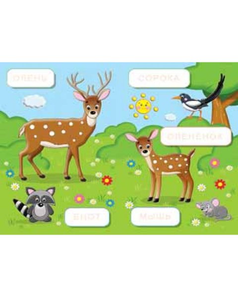 Буква-ленд Лесные животные