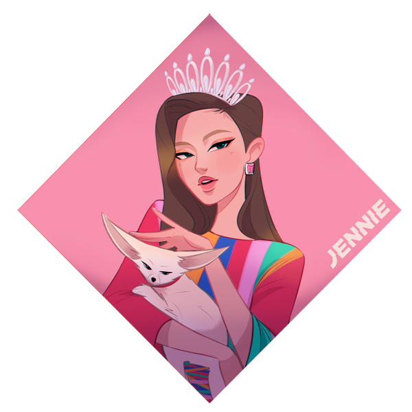 Блэк Пинк Стикеры