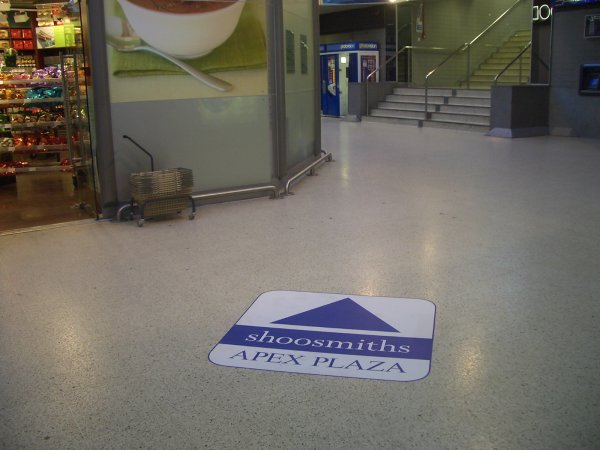 Напольные Стикеры указатели