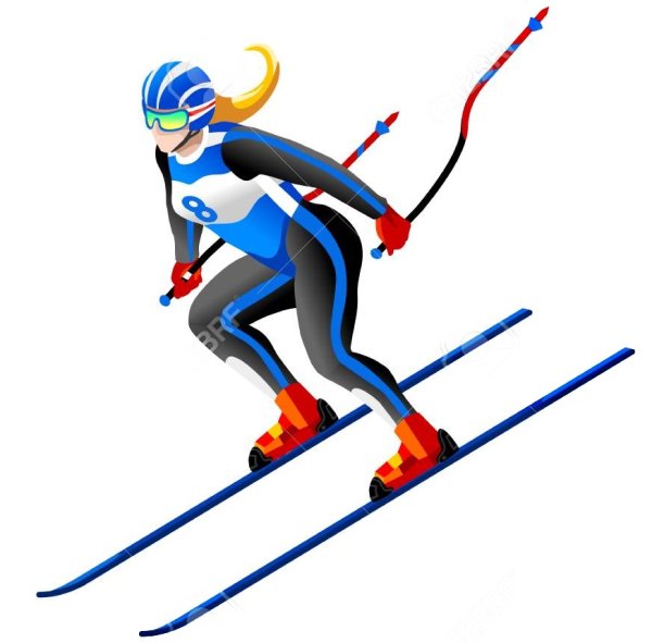 Лыжница вектор