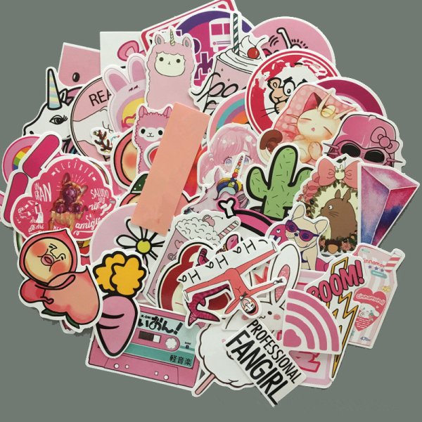 Наклейка девушка