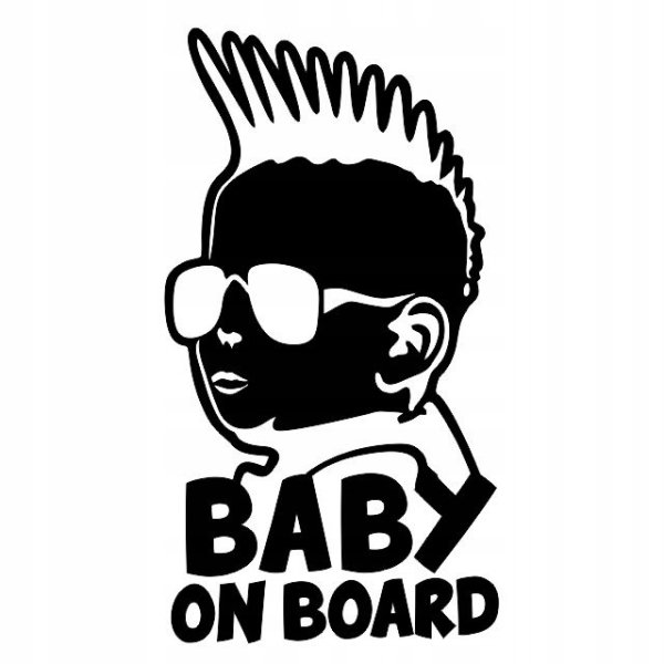 Baby on Board наклейка вектор