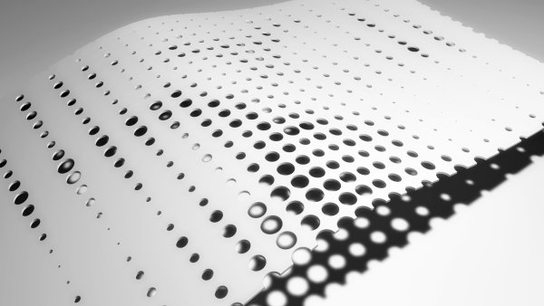 Панно с перфорацией