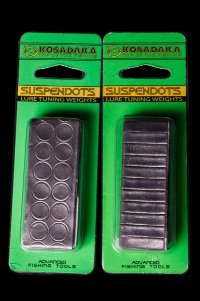Свинцовые наклейки для воблеров полоски suspendots 1 шт Kosadaka SDLW-L