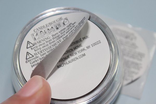 Наклейки на свечи