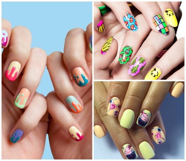Маникюр с рисунком 2020