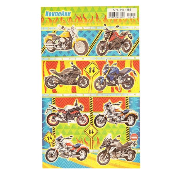 Наклейки на мотоцикл детские