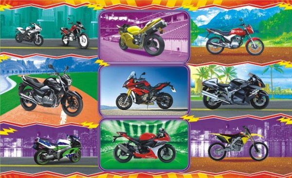 Наклейки мотоциклов для детей