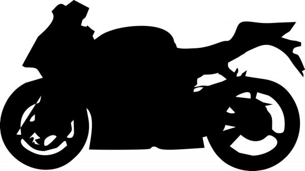 Трафарет мотоцикла