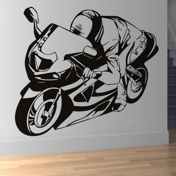 Виниловые наклейки на мото