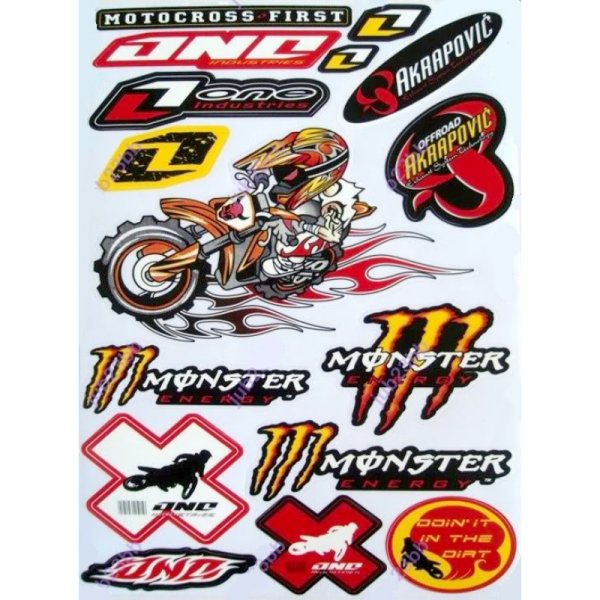 Наклейки для распечатки на мототехнику