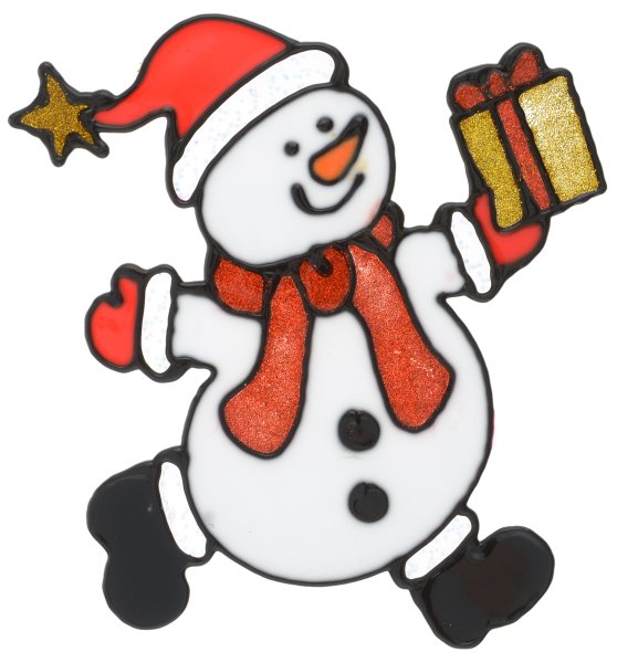 Новогодние Снеговики на окна