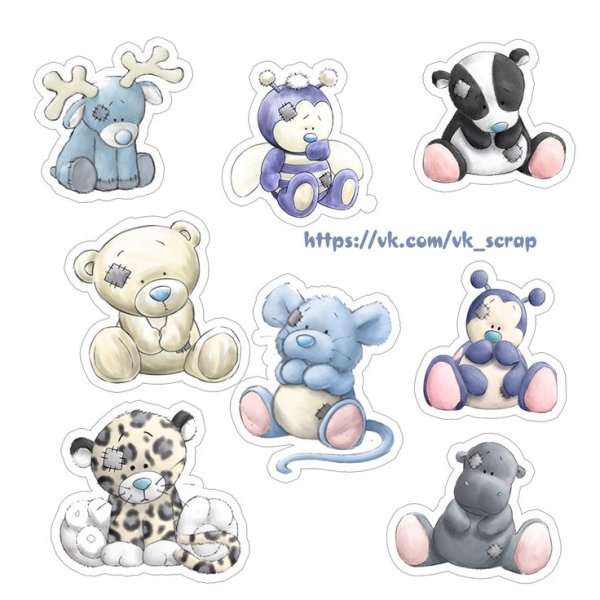 Высечки для скрапбукинга детские