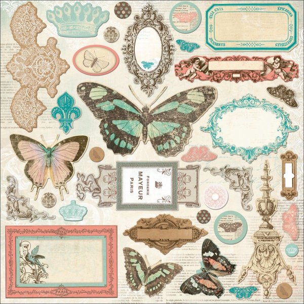 Винтажные этикетки для надписей