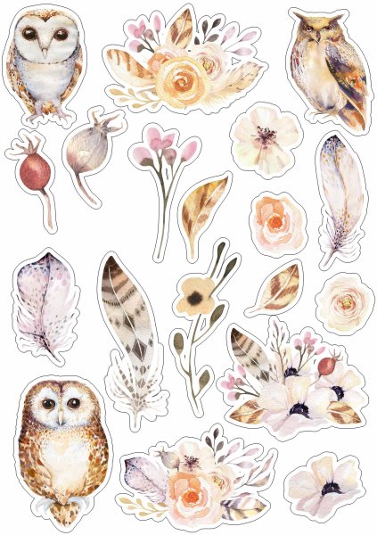 Стикеры для вырезания Скрапбукинг