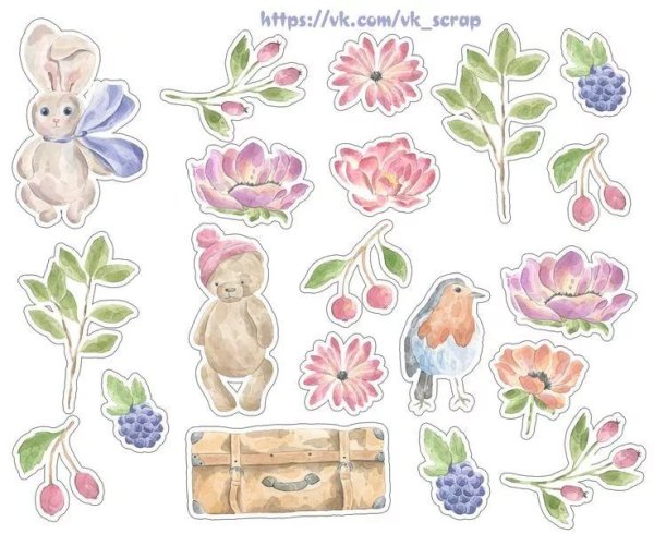 Элементы для вырезания Скрапбукинг