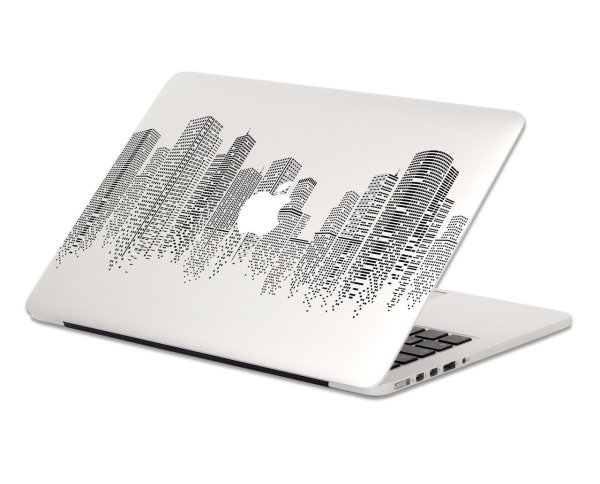 Наклейка на макбук Air 13 мрамор