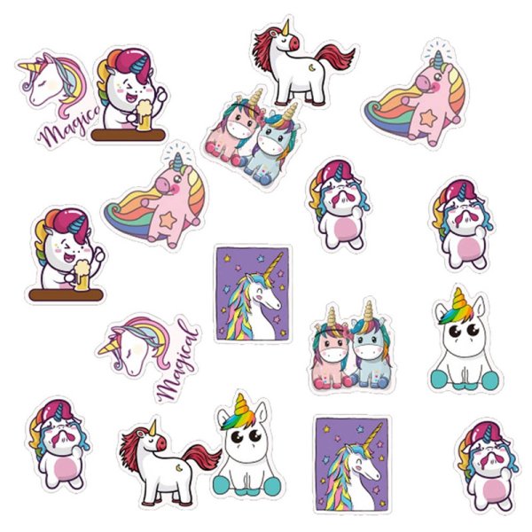 Стикеры с единорожками