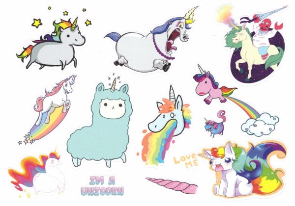 Наклейка Единорог