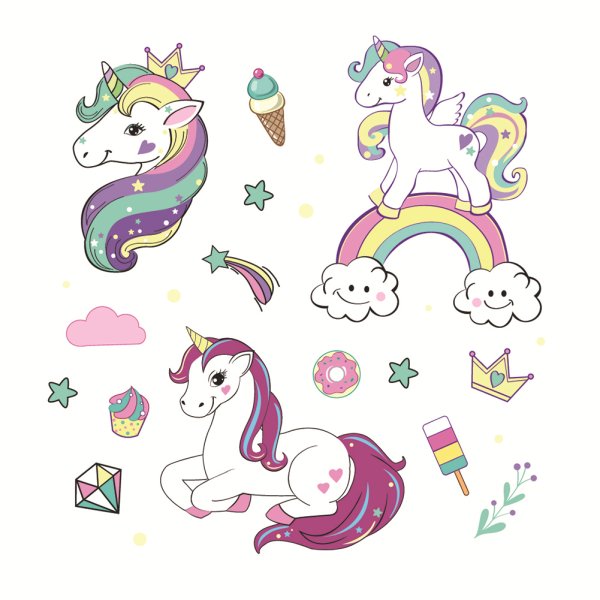 Наклейка Единорог