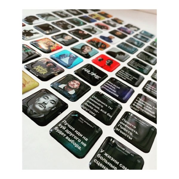 Наклейки на телефон квадратные