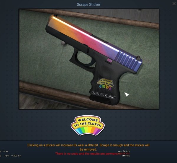 Наклейка КС го Welcome to the Clutch