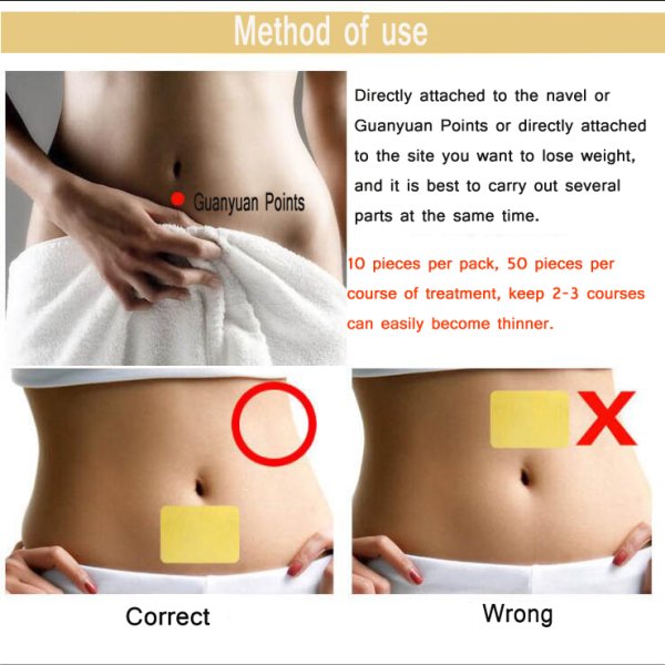 Китайский пластырь для похудения