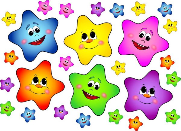 Наклейка - звездочки