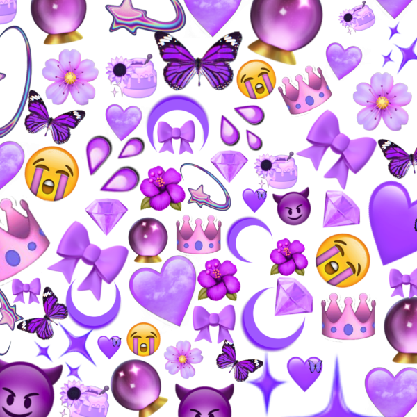 Фиолетовые наклейки