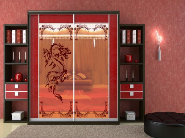 Винни пух на шкаф-купе