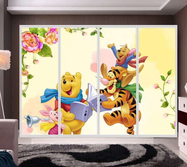 Интерьерные наклейки на шкаф