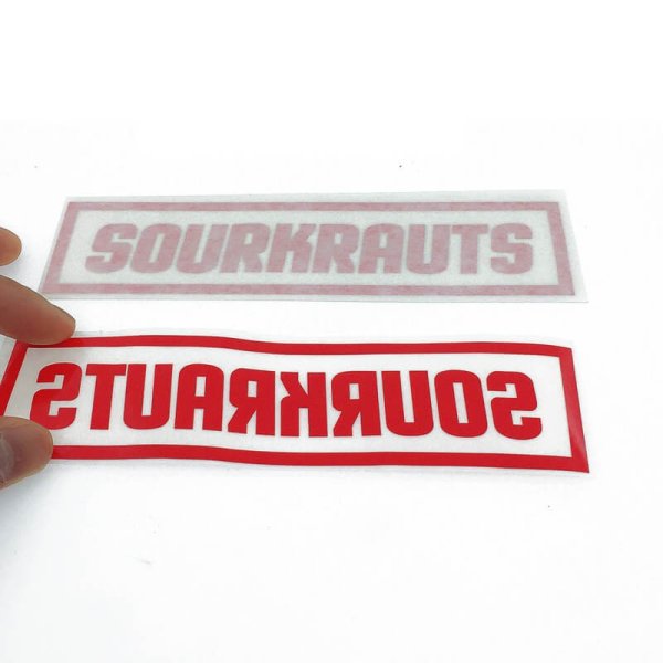 Наклейка переводная с логотипом