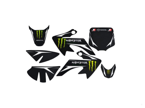 Наклейки на пластик (комплект) crf50 "Monster" 51102