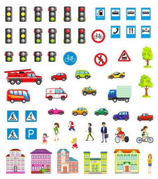 Наклейки по ПДД