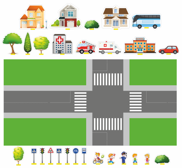 Макет дороги для детей