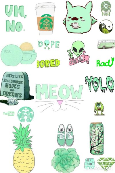 Зелёные наклейки для ЛД