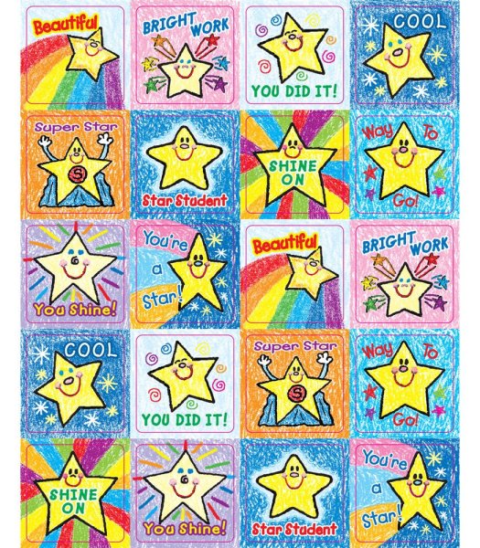 Звезды наклейки для детей
