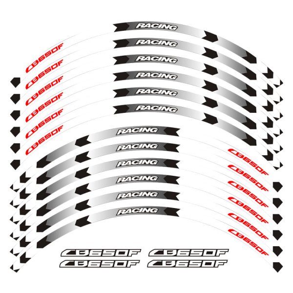 Наклейки на обод колеса мотоцикла Honda