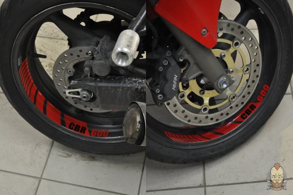 Наклейки на обод мотоцикла