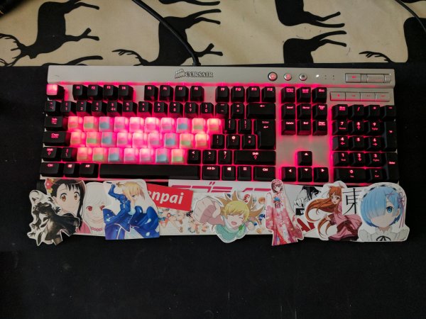Механическая клавиатура аниме