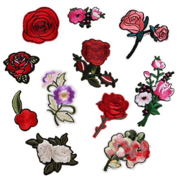 Наклейка на одежду цветы