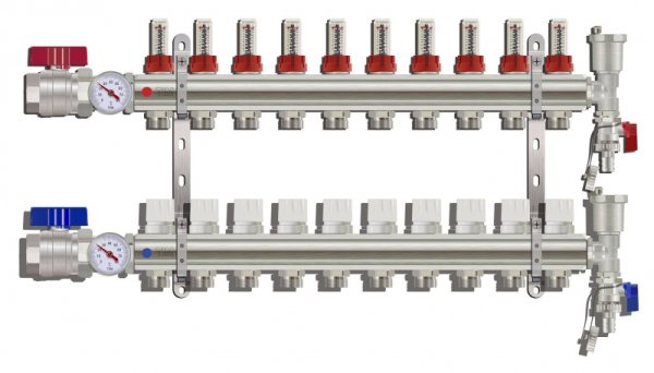 Коллектор для теплого пола Uponor Wirsbo на 3 входа