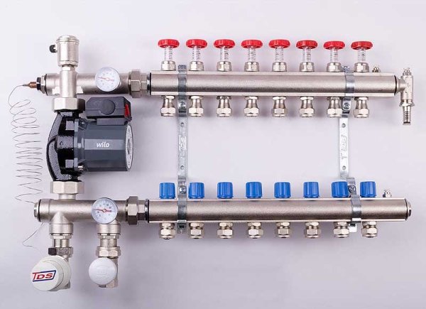 Гребенки коллектора теплого пола тим tim