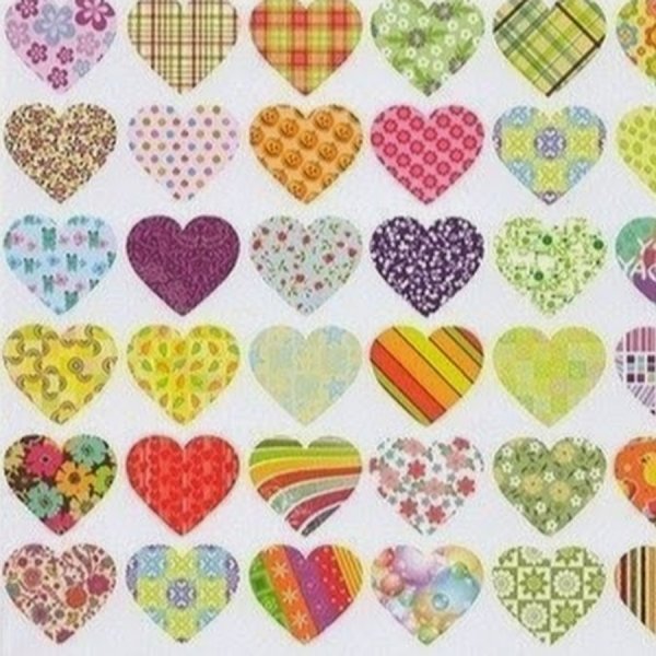 Стикеры для личного дневника сердечки