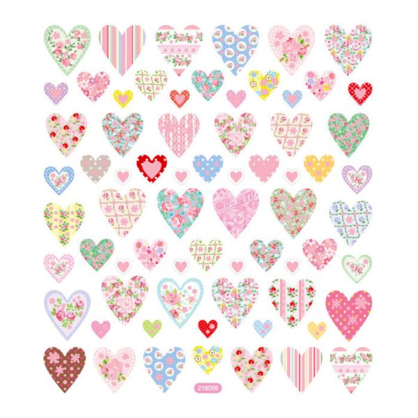 Стикеры для распечатки сердечки