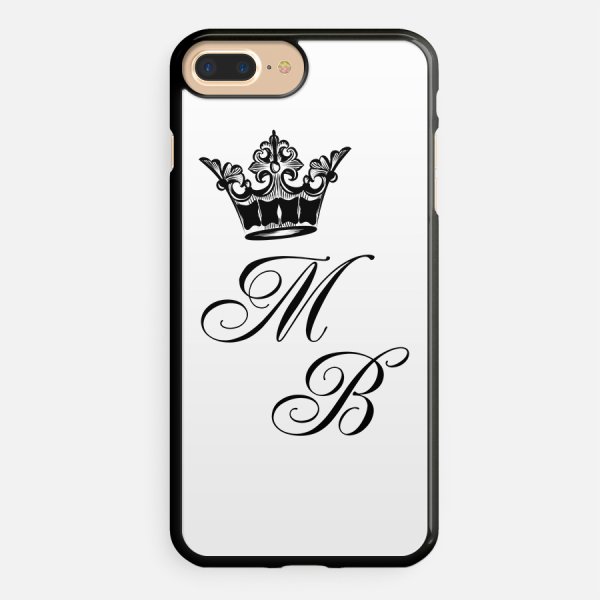 Чехол с инициалами и короной