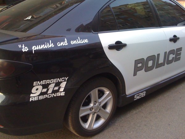 Police надпись на авто